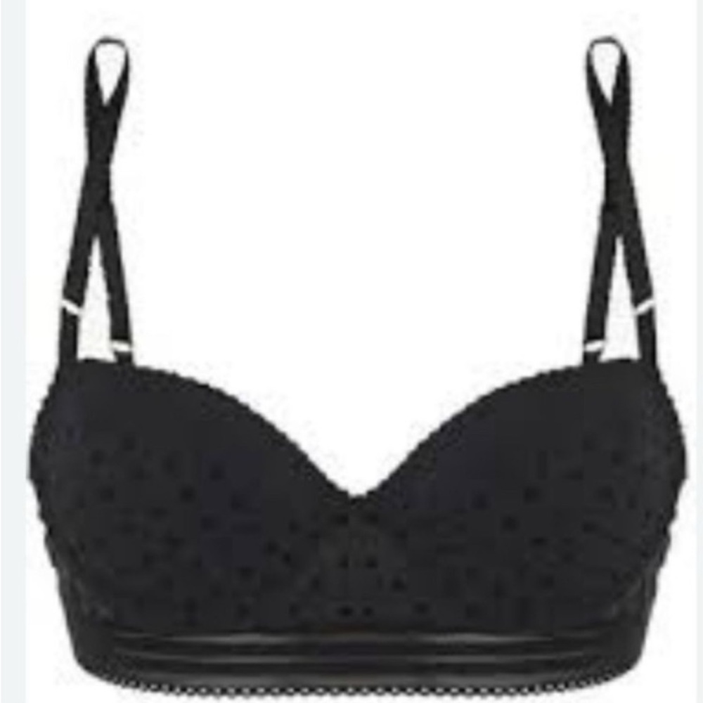 NWT STELLA MCCARTNEY YASMEN GROOVING CONTOUR PLUNGE BRA SIZE 32C
